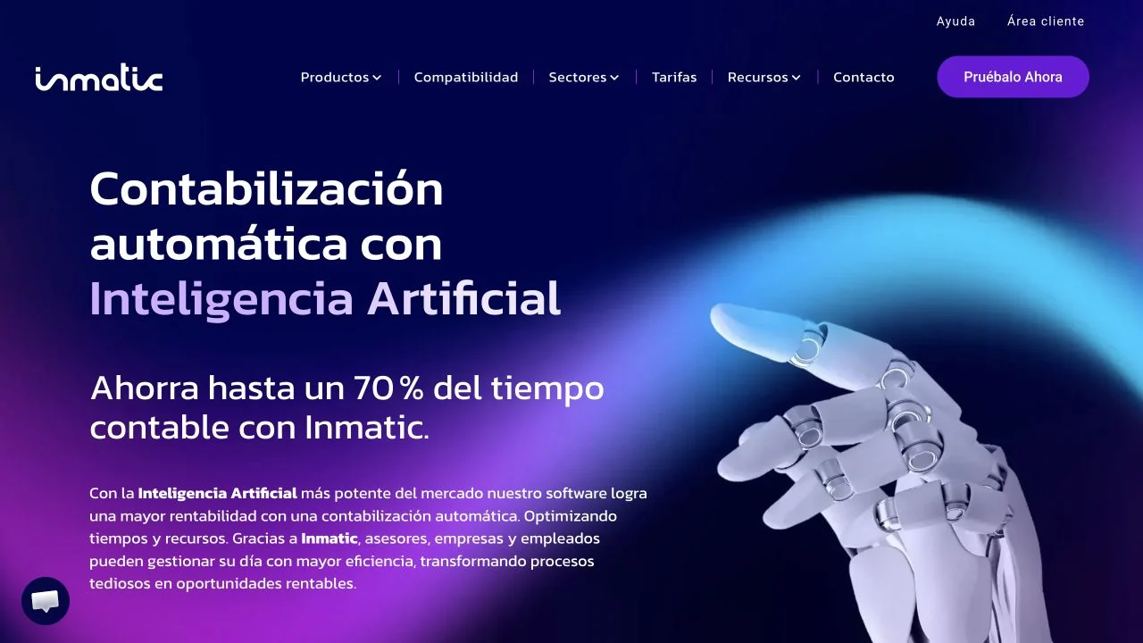 Inmatic Home Page – Automatic Posting with Artificial Intelligence